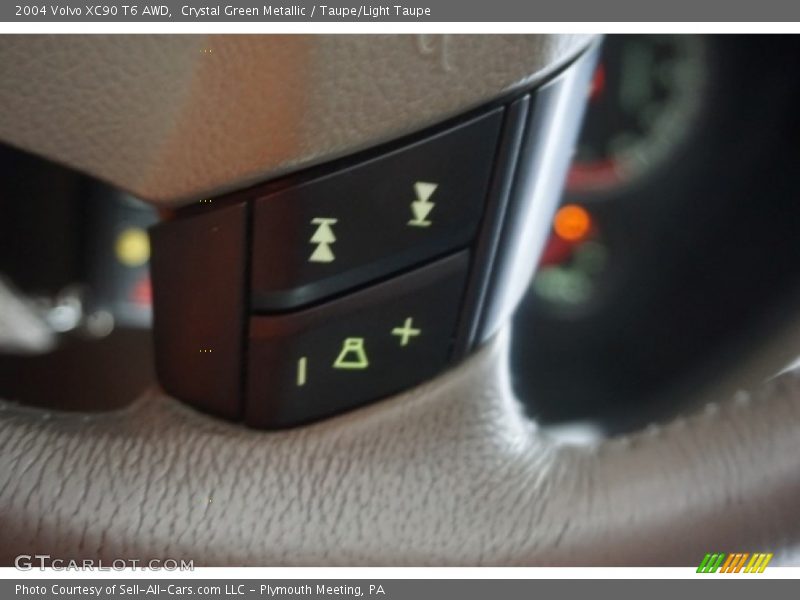 Crystal Green Metallic / Taupe/Light Taupe 2004 Volvo XC90 T6 AWD