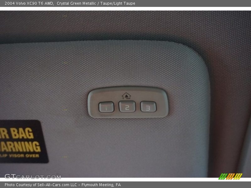 Crystal Green Metallic / Taupe/Light Taupe 2004 Volvo XC90 T6 AWD