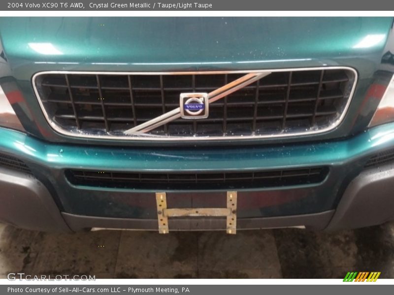 Crystal Green Metallic / Taupe/Light Taupe 2004 Volvo XC90 T6 AWD