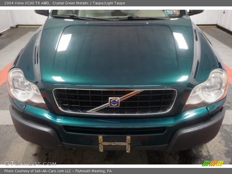 Crystal Green Metallic / Taupe/Light Taupe 2004 Volvo XC90 T6 AWD