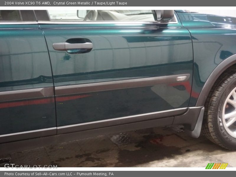 Crystal Green Metallic / Taupe/Light Taupe 2004 Volvo XC90 T6 AWD