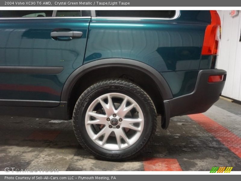 Crystal Green Metallic / Taupe/Light Taupe 2004 Volvo XC90 T6 AWD