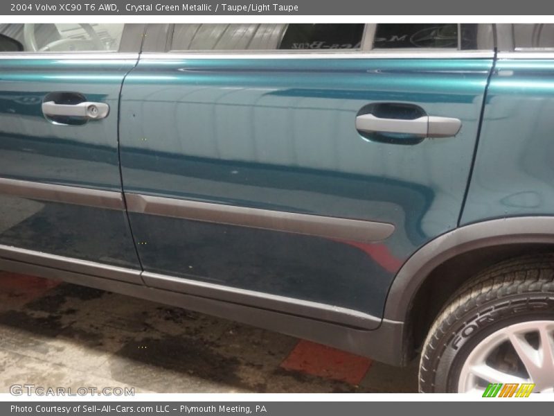 Crystal Green Metallic / Taupe/Light Taupe 2004 Volvo XC90 T6 AWD