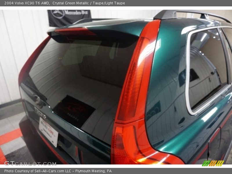 Crystal Green Metallic / Taupe/Light Taupe 2004 Volvo XC90 T6 AWD