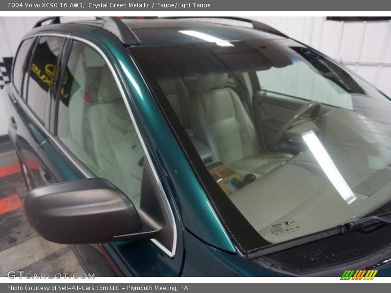 Crystal Green Metallic / Taupe/Light Taupe 2004 Volvo XC90 T6 AWD