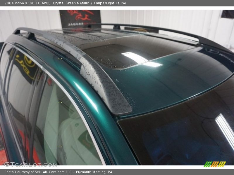 Crystal Green Metallic / Taupe/Light Taupe 2004 Volvo XC90 T6 AWD