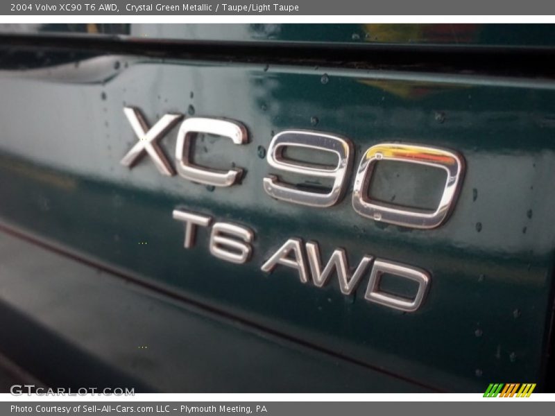 Crystal Green Metallic / Taupe/Light Taupe 2004 Volvo XC90 T6 AWD
