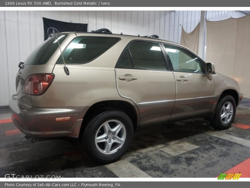 Burnished Gold Metallic / Ivory 1999 Lexus RX 300 AWD