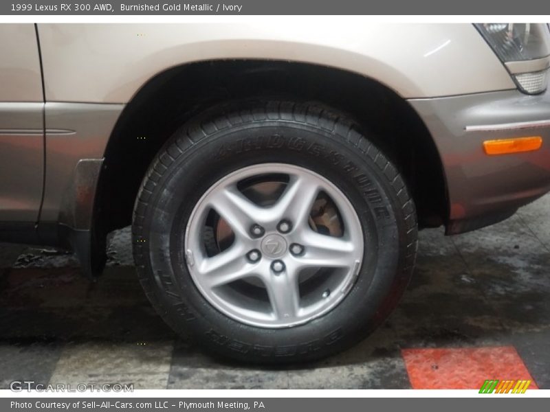 Burnished Gold Metallic / Ivory 1999 Lexus RX 300 AWD