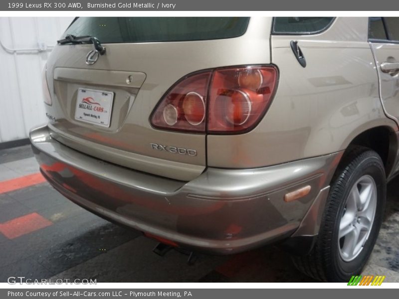 Burnished Gold Metallic / Ivory 1999 Lexus RX 300 AWD