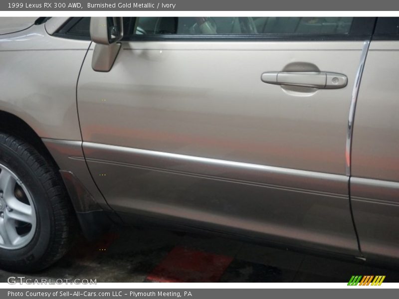 Burnished Gold Metallic / Ivory 1999 Lexus RX 300 AWD