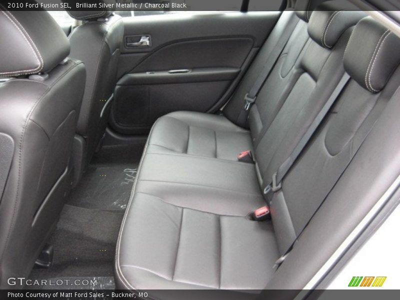 Brilliant Silver Metallic / Charcoal Black 2010 Ford Fusion SEL
