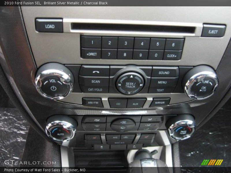 Brilliant Silver Metallic / Charcoal Black 2010 Ford Fusion SEL