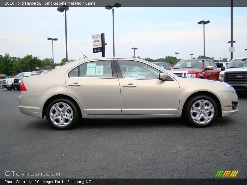 Smokestone Metallic / Camel 2010 Ford Fusion SE