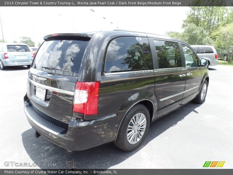 Mocha Java Pearl Coat / Dark Frost Beige/Medium Frost Beige 2014 Chrysler Town & Country Touring-L