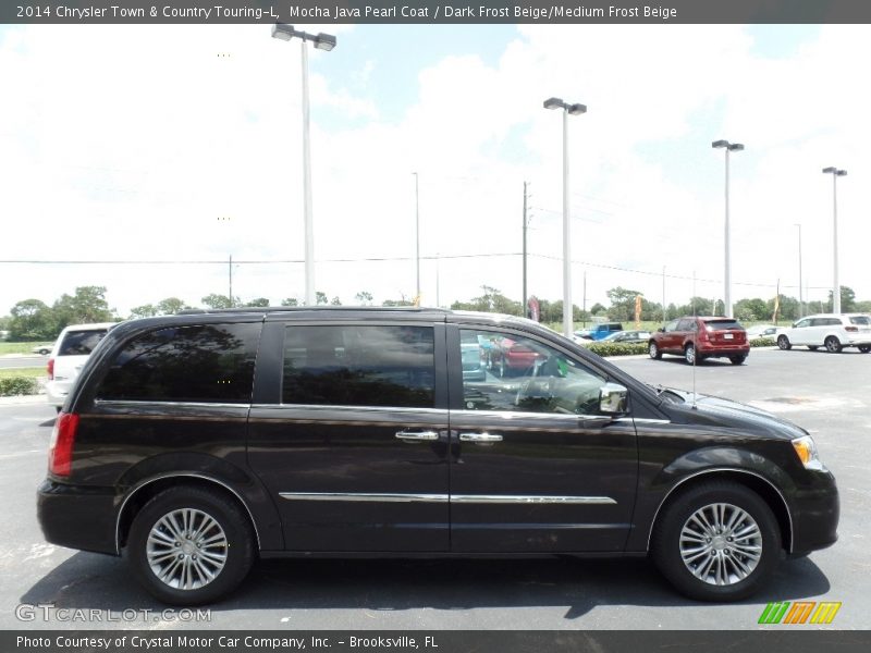 Mocha Java Pearl Coat / Dark Frost Beige/Medium Frost Beige 2014 Chrysler Town & Country Touring-L