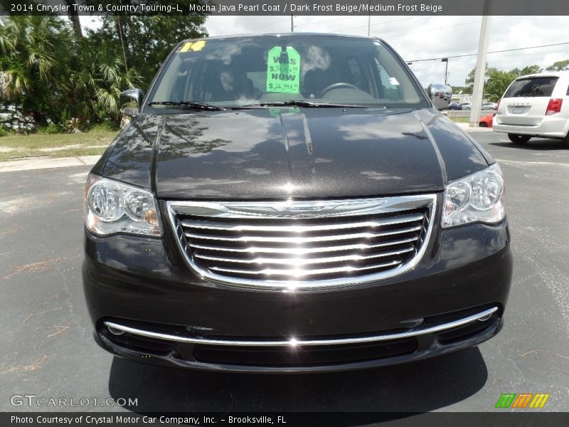 Mocha Java Pearl Coat / Dark Frost Beige/Medium Frost Beige 2014 Chrysler Town & Country Touring-L