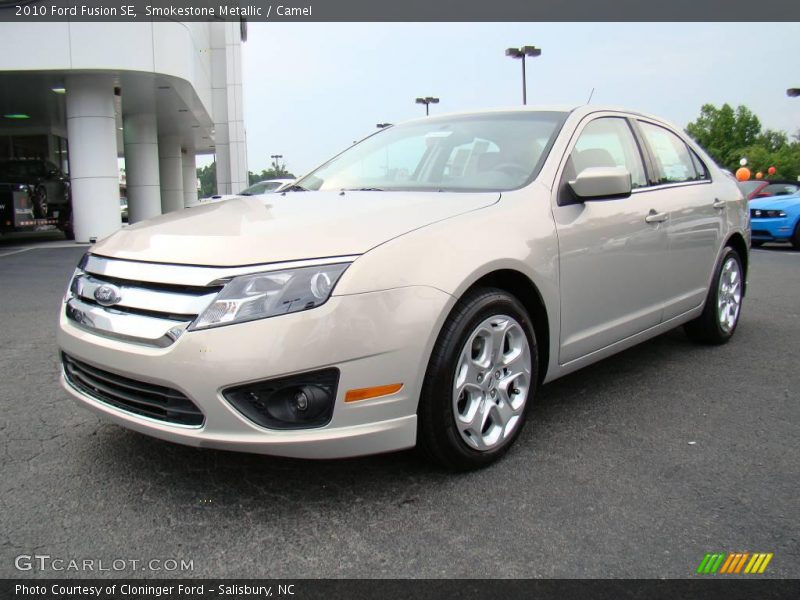 Smokestone Metallic / Camel 2010 Ford Fusion SE