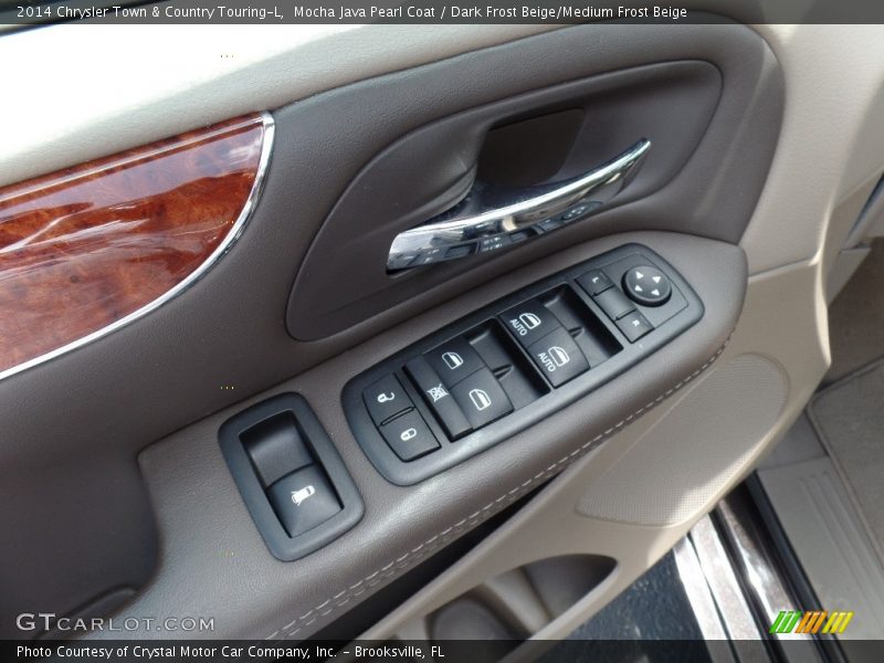 Mocha Java Pearl Coat / Dark Frost Beige/Medium Frost Beige 2014 Chrysler Town & Country Touring-L