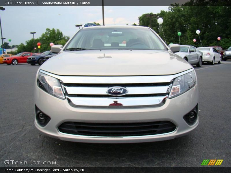 Smokestone Metallic / Camel 2010 Ford Fusion SE
