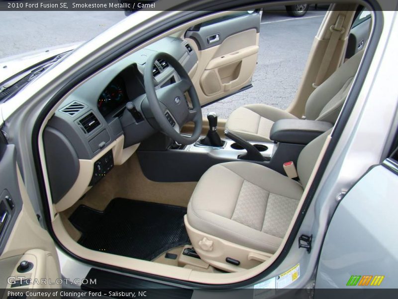Smokestone Metallic / Camel 2010 Ford Fusion SE