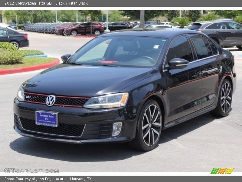 Black / Titan Black 2012 Volkswagen Jetta GLI