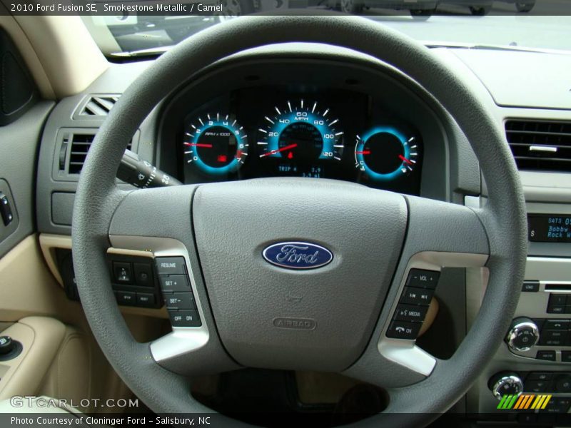 Smokestone Metallic / Camel 2010 Ford Fusion SE