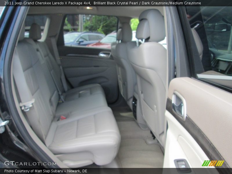 Brilliant Black Crystal Pearl / Dark Graystone/Medium Graystone 2011 Jeep Grand Cherokee Laredo X Package 4x4