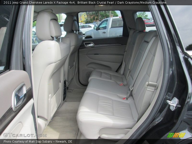 Brilliant Black Crystal Pearl / Dark Graystone/Medium Graystone 2011 Jeep Grand Cherokee Laredo X Package 4x4