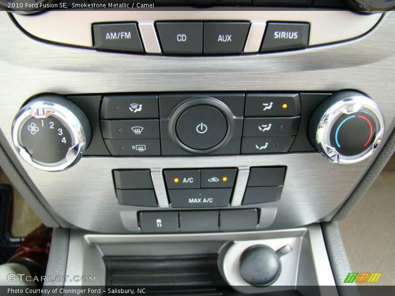 Smokestone Metallic / Camel 2010 Ford Fusion SE