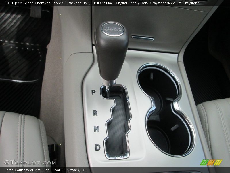 Brilliant Black Crystal Pearl / Dark Graystone/Medium Graystone 2011 Jeep Grand Cherokee Laredo X Package 4x4
