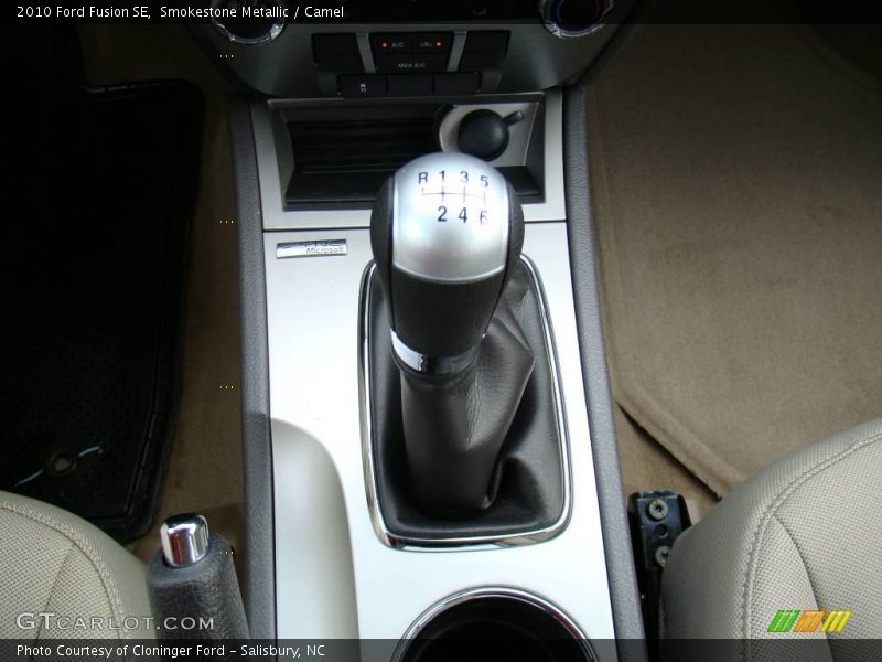 Smokestone Metallic / Camel 2010 Ford Fusion SE