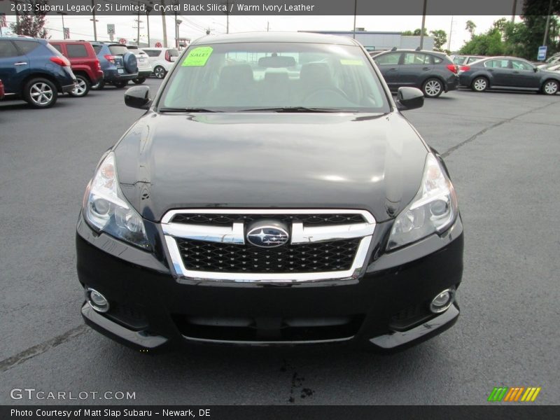 Crystal Black Silica / Warm Ivory Leather 2013 Subaru Legacy 2.5i Limited