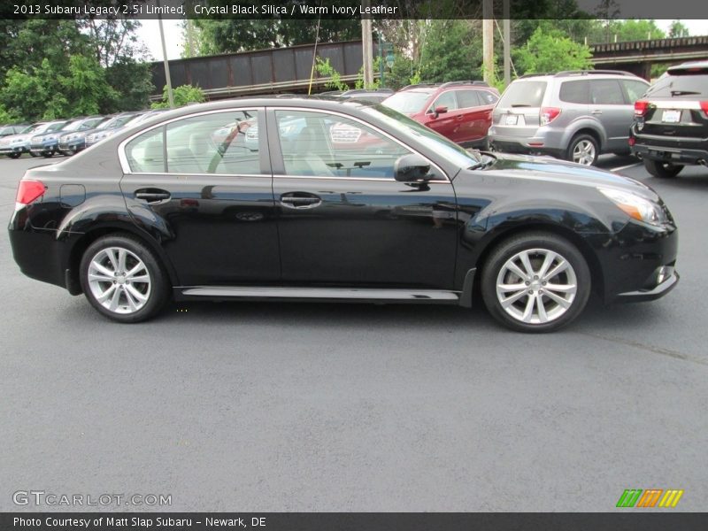 Crystal Black Silica / Warm Ivory Leather 2013 Subaru Legacy 2.5i Limited