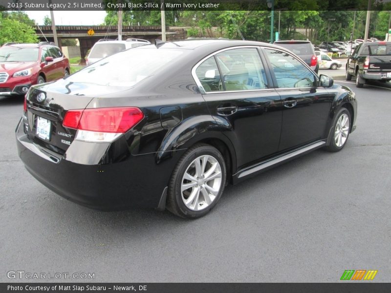 Crystal Black Silica / Warm Ivory Leather 2013 Subaru Legacy 2.5i Limited