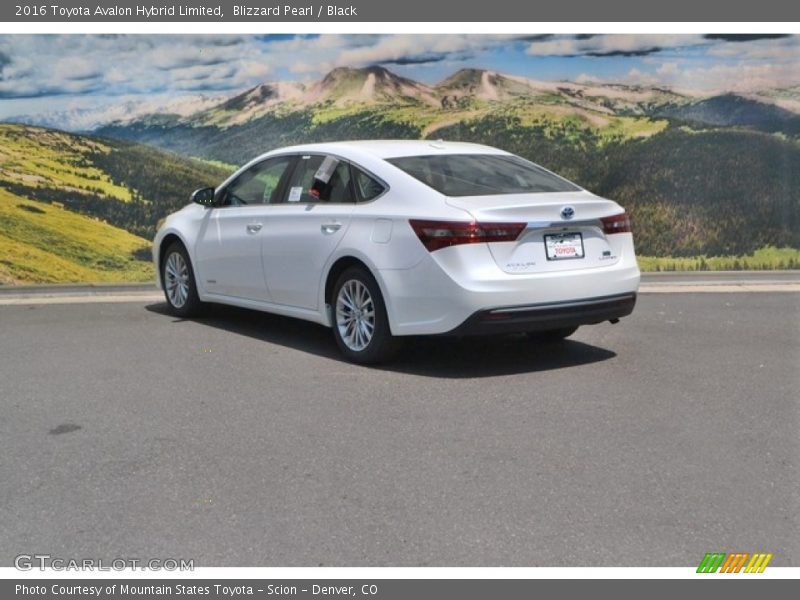 Blizzard Pearl / Black 2016 Toyota Avalon Hybrid Limited