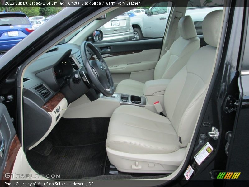 Crystal Black Silica / Warm Ivory Leather 2013 Subaru Legacy 2.5i Limited