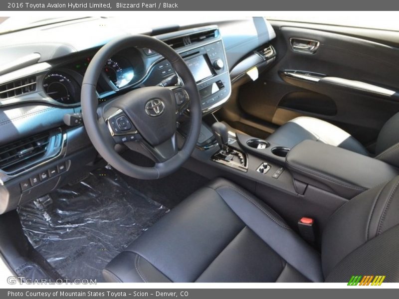 Blizzard Pearl / Black 2016 Toyota Avalon Hybrid Limited