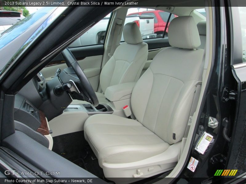 Crystal Black Silica / Warm Ivory Leather 2013 Subaru Legacy 2.5i Limited