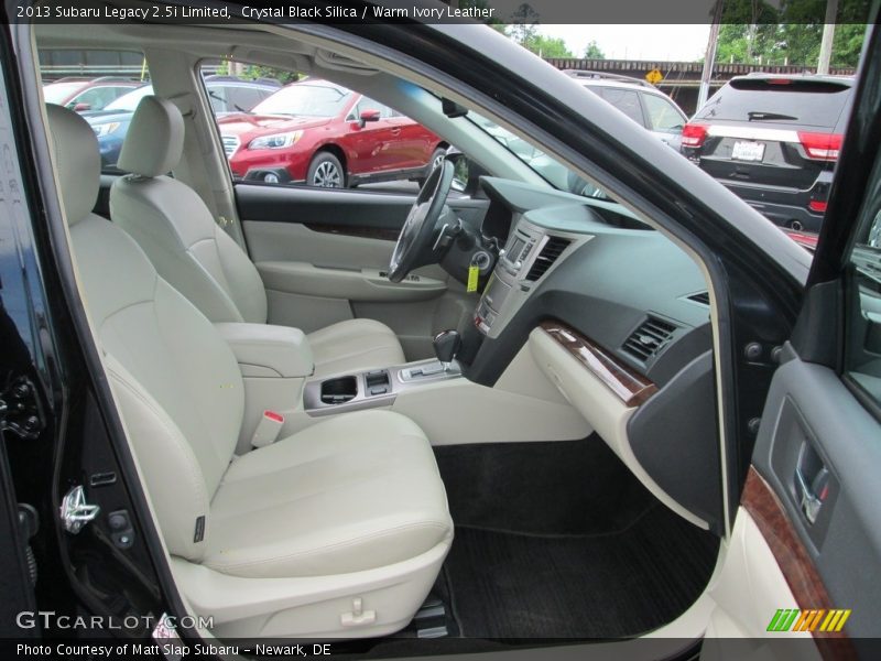 Crystal Black Silica / Warm Ivory Leather 2013 Subaru Legacy 2.5i Limited