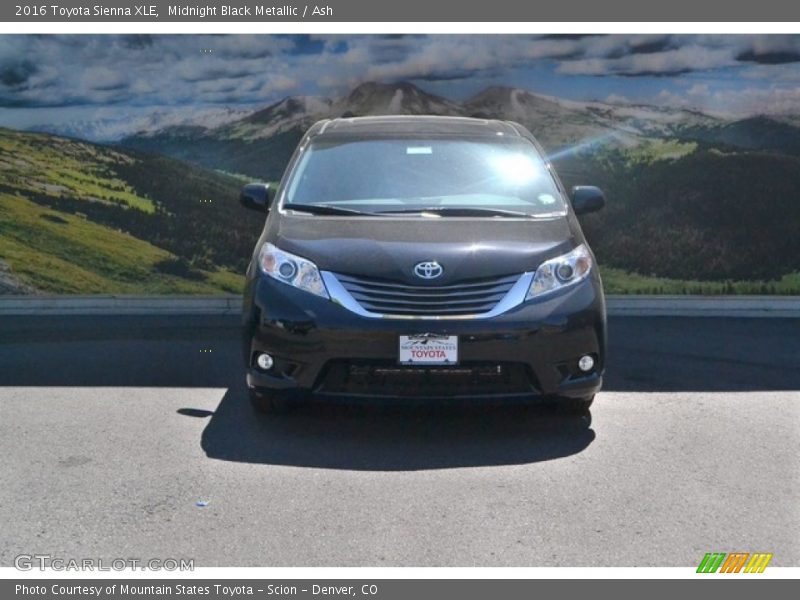 Midnight Black Metallic / Ash 2016 Toyota Sienna XLE