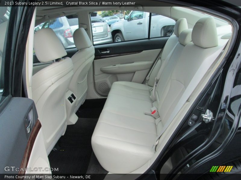 Crystal Black Silica / Warm Ivory Leather 2013 Subaru Legacy 2.5i Limited