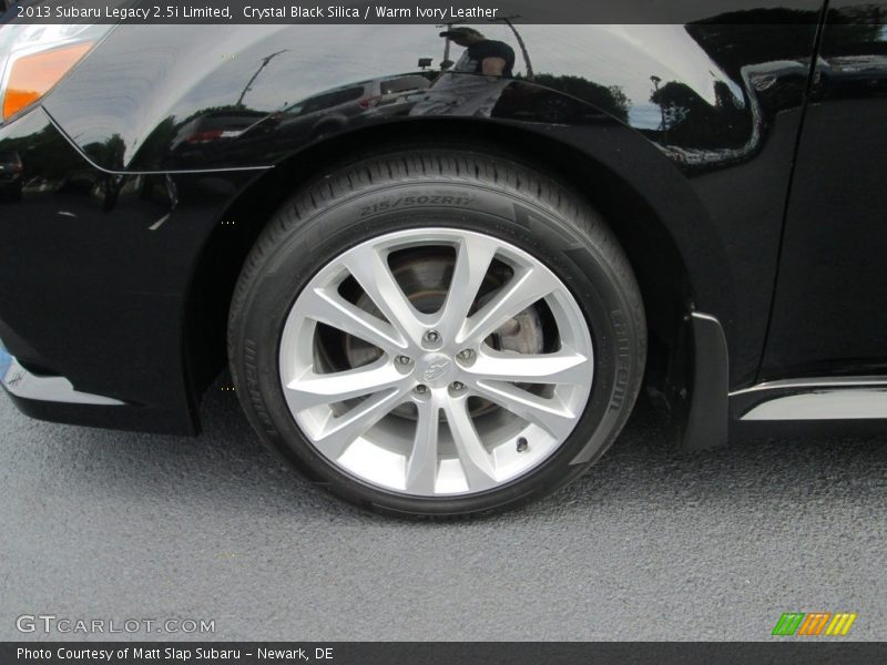 Crystal Black Silica / Warm Ivory Leather 2013 Subaru Legacy 2.5i Limited