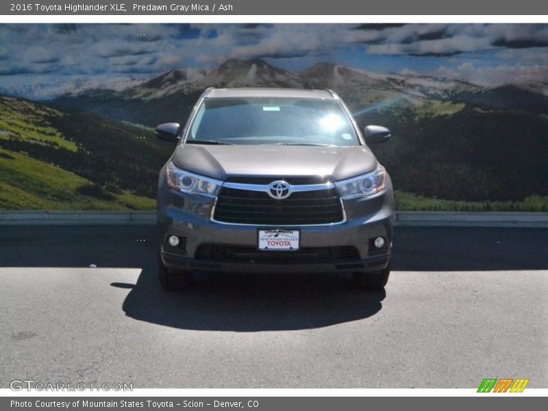 Predawn Gray Mica / Ash 2016 Toyota Highlander XLE