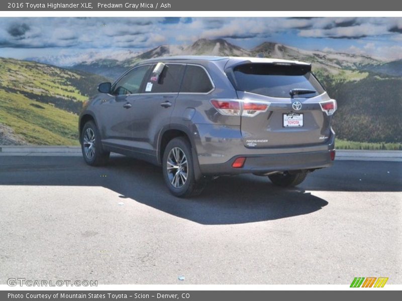 Predawn Gray Mica / Ash 2016 Toyota Highlander XLE