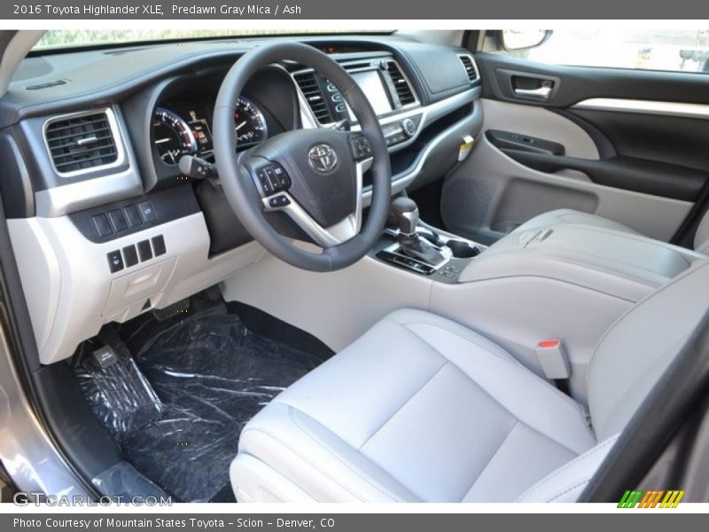 Predawn Gray Mica / Ash 2016 Toyota Highlander XLE
