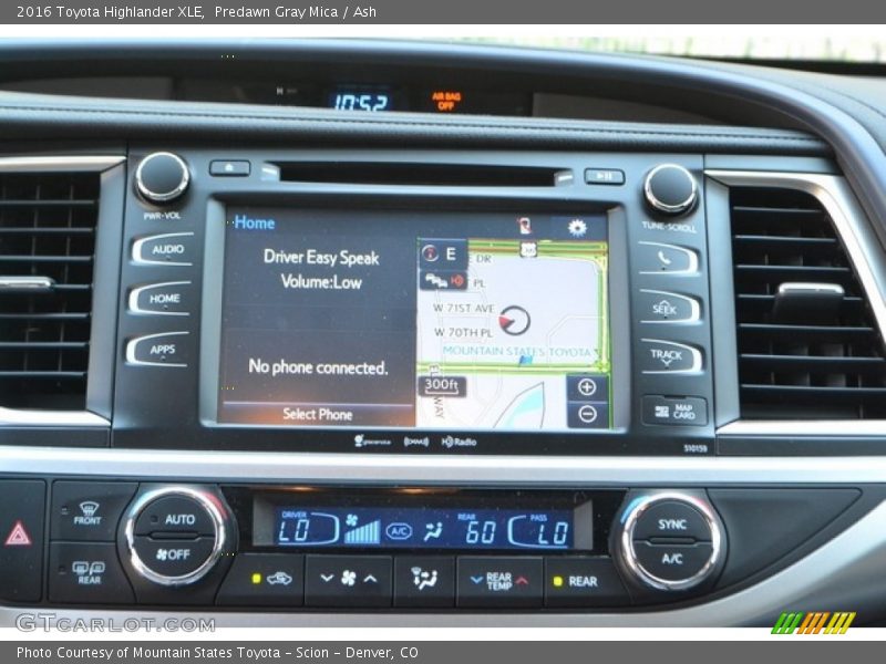 Predawn Gray Mica / Ash 2016 Toyota Highlander XLE