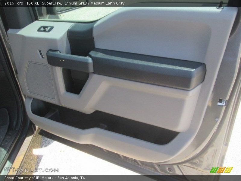 Lithium Gray / Medium Earth Gray 2016 Ford F150 XLT SuperCrew