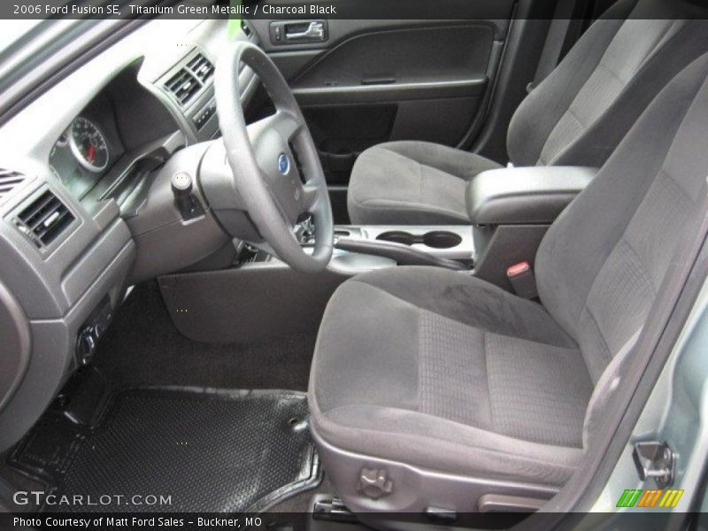 Titanium Green Metallic / Charcoal Black 2006 Ford Fusion SE