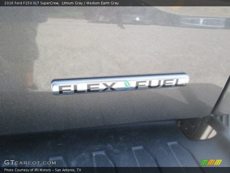 Lithium Gray / Medium Earth Gray 2016 Ford F150 XLT SuperCrew